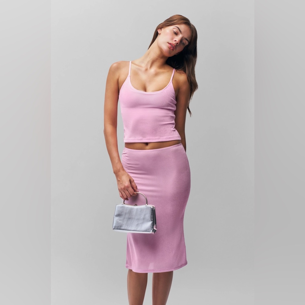 Danielle Guizio Selene Midi Skirt